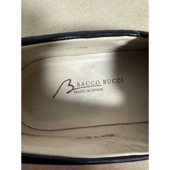 Bacco Bucci Shoes Mens Size 9.5 White Black LAMA Woven Slip On Loafers Casual main image 10